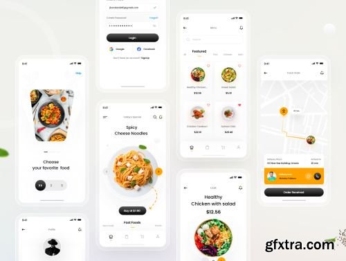 Chiefs Food App UI Kit Ui8.net