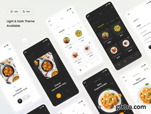 Chiefs Food App UI Kit Ui8.net