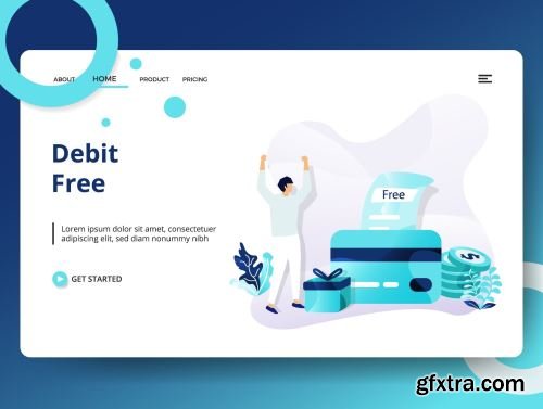 Credit And Loan Landing page template vol 1 Ui8.net