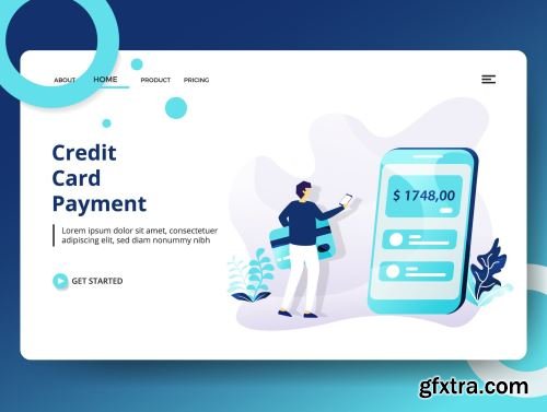 Credit And Loan Landing page template vol 1 Ui8.net