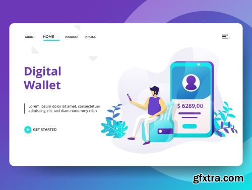 Credit And Loan Landing page template vol 2 Ui8.net