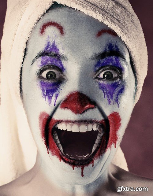 Clown - Photoshop Action SKK6G6H