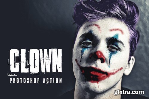 Clown - Photoshop Action SKK6G6H