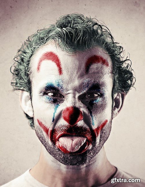 Clown - Photoshop Action SKK6G6H