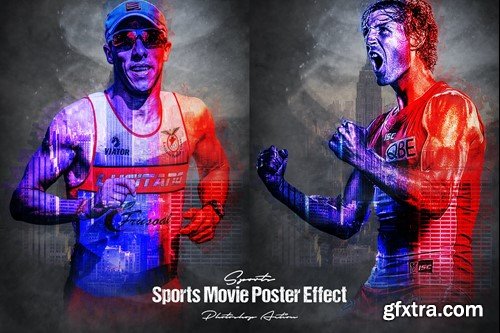 Sports Movie Poster Desing Effect 9VJDCGL