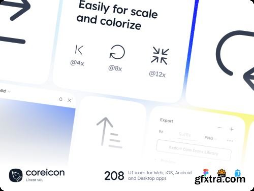 Coreicon Linear v01 Ui8.net