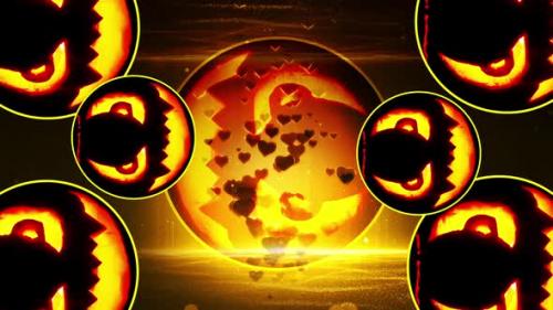 Videohive - Halloween Scary Rotation Background - 48038097 - 48038097