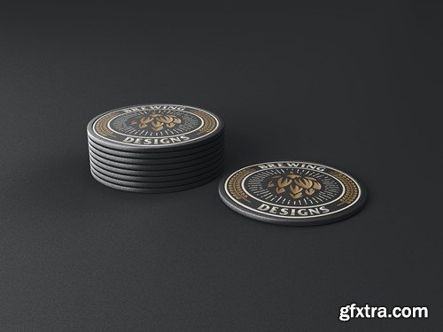 Paper Coaster Mockup EBGCKPE