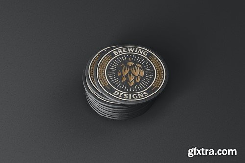 Paper Coaster Mockup EBGCKPE