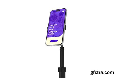 Phone with Holder Mockup KKWH9SY