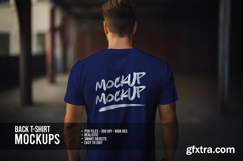 Back T-Shirt Mockup 9V3TPHV