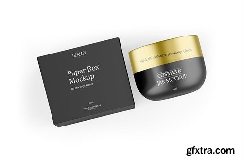 Cosmetic Jar Mockups HUC7P3W