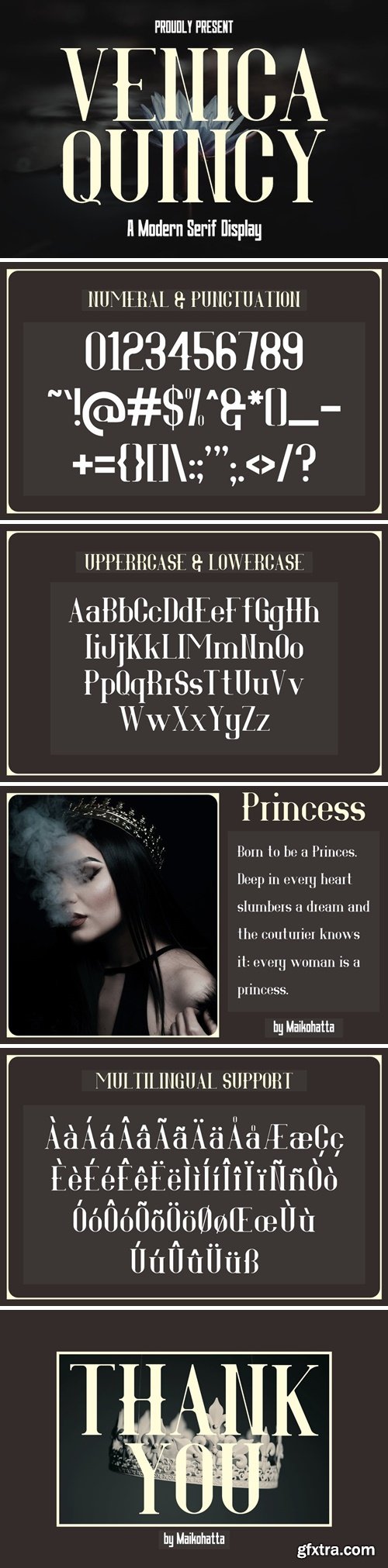 Venica Quincy - Modern Serif Display Font