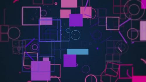 Videohive - Dynamic Motion Graphics Shapes Background - 48033555 - 48033555