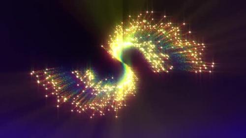 Videohive - Colorful Glow Spiral Lights Animation - 48034542 - 48034542