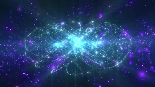 Videohive - Glittery And Shiny Lights Galaxy Animation - 48034731 - 48034731