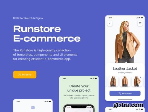 Runstore E-commerce UI Kit Ui8.net