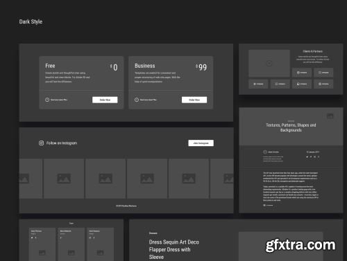 Rootline Wireframe UI Kit Ui8.net