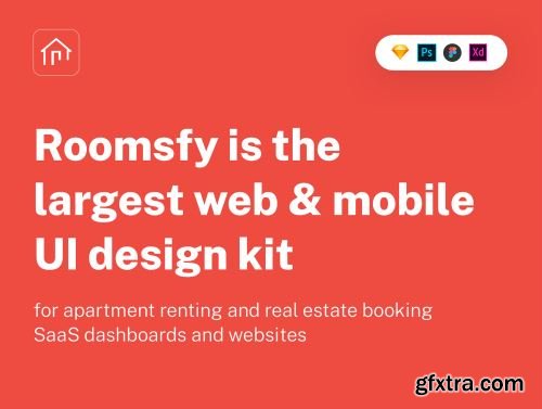 Roomsfy Web and Mobile UI kit Ui8.net