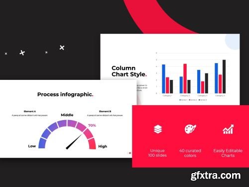 Rave Circle Powerpoint & Keynote template Ui8.net