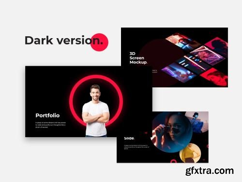 Rave Circle Powerpoint & Keynote template Ui8.net