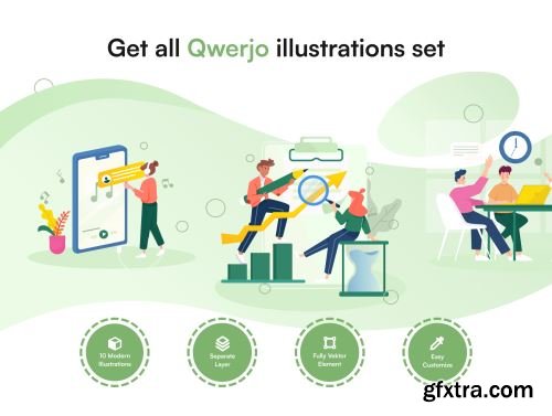 Qwerjo - Start Up Illustartion Kit Ui8.net