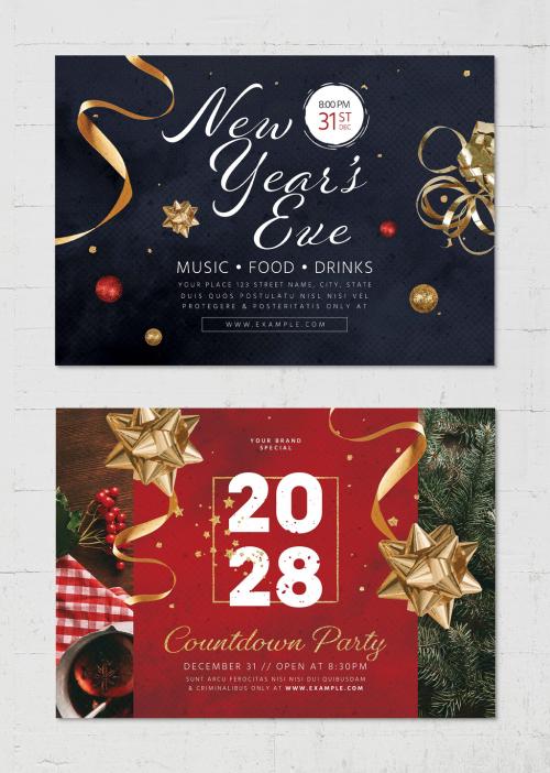 NYE New Years Eve Flyer Postcard Layout 638358727