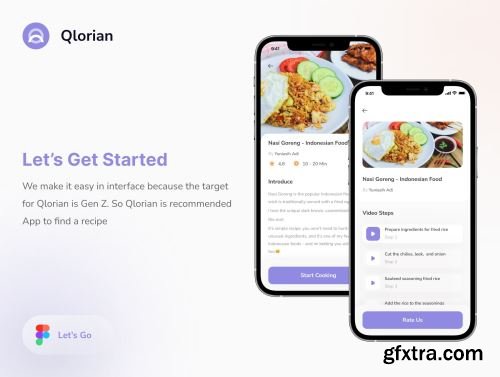 Qlorian - Recipe Food App Ui Kit Ui8.net