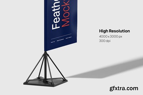 Flag Banner Mockup A3AE6KL