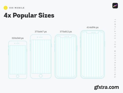Procreate - iOs Mobile Templates for Wireframing Ui8.net