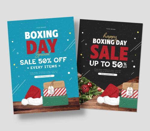Boxing Day Sale Flyer Poster Layout 638358624