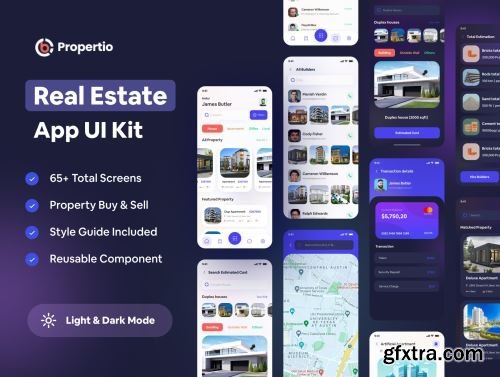 Propertio - Real Estate App Ui8.net