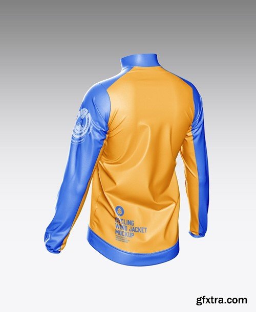 Cycling Jacket Sweatshirt Mockup KMNGQBG