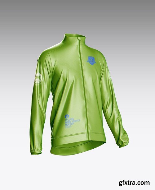 Cycling Jacket Sweatshirt Mockup KMNGQBG