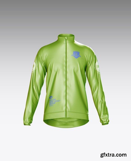 Cycling Jacket Sweatshirt Mockup KMNGQBG