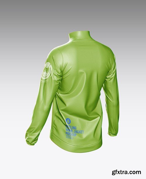 Cycling Jacket Sweatshirt Mockup KMNGQBG