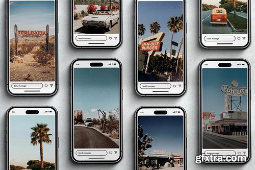 Instagram Stories Mockup Pack 25R6QK8