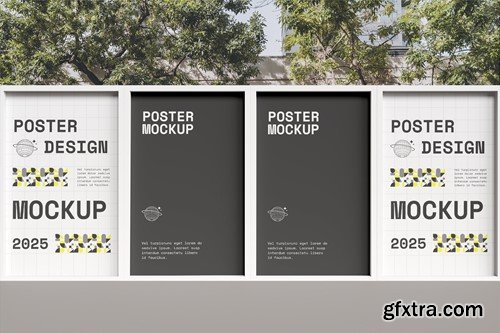 Street Poster Mockup HN8VTZ4