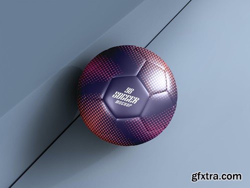 Soccer Ball Psd Mockup Set NQW9QNS