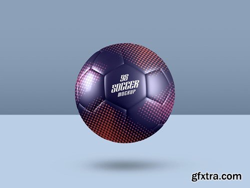 Soccer Ball Psd Mockup Set NQW9QNS