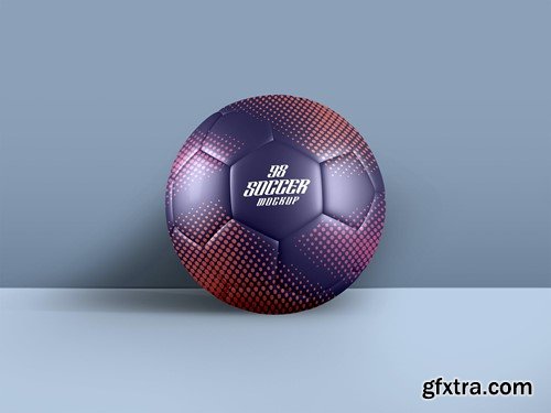 Soccer Ball Psd Mockup Set NQW9QNS