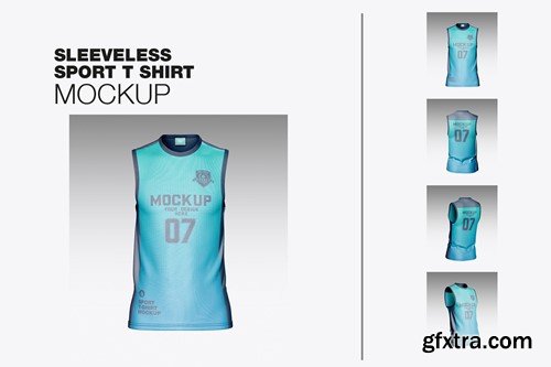 Sleeveless Shirt Mockup PX5NXZY