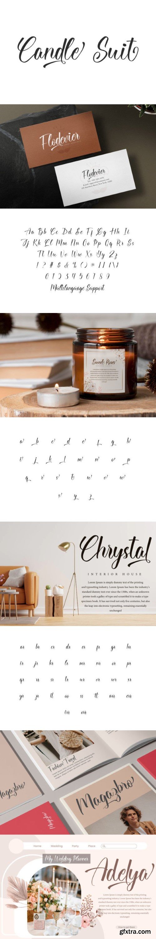 Candle Suit Font