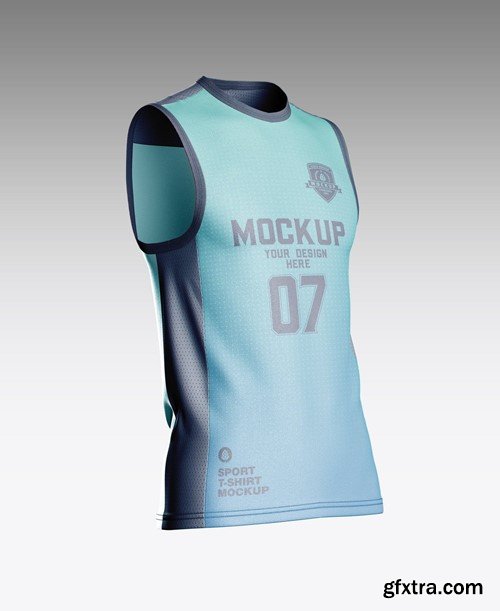 Sleeveless Shirt Mockup PX5NXZY