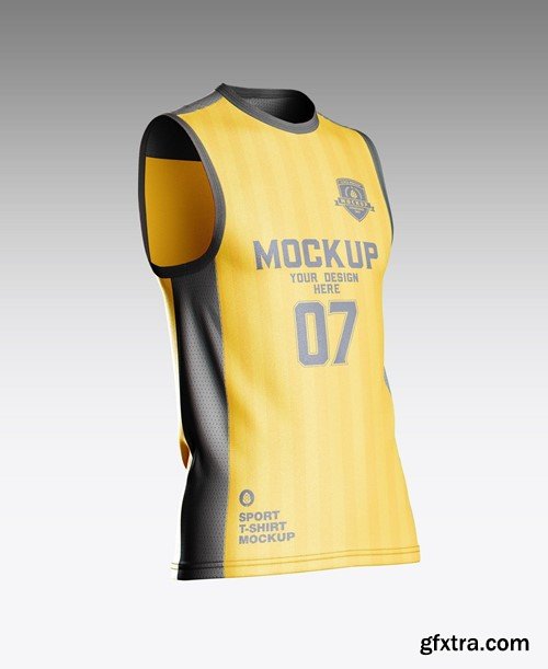 Sleeveless Shirt Mockup PX5NXZY