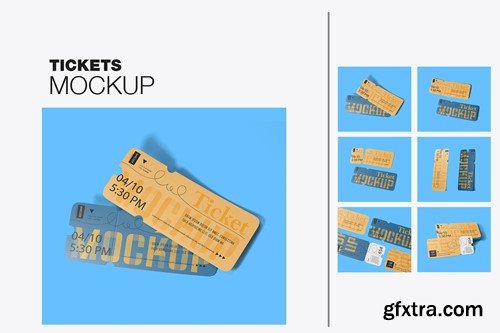 Set Tickets for Events Mockup 76YKTUY