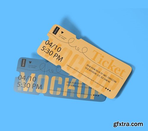 Set Tickets for Events Mockup 76YKTUY