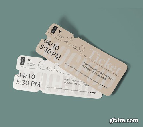 Set Tickets for Events Mockup 76YKTUY