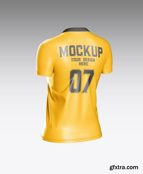 Soccer Women’s Sports T-shirt Mockup LR3S4PT