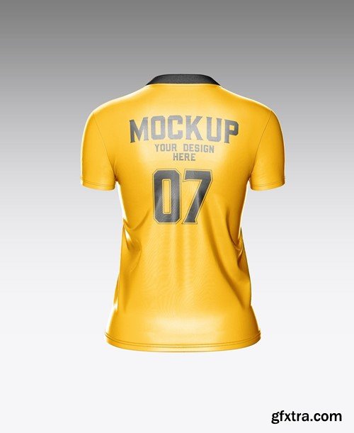 Soccer Women’s Sports T-shirt Mockup LR3S4PT